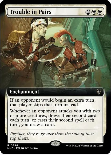 Trouble in Pairs (Extended Art) - Commander: Murders at Karlov Manor (MKC) - NM