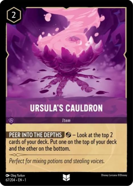 Lorcana - Ursula's Cauldron - The First Chapter - NM