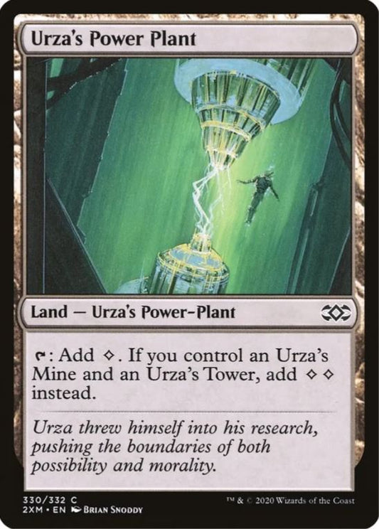 Foil Urza's Power Plant - Double Masters (2XM) - LP