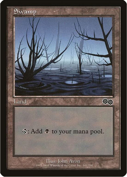 Swamp (341) - Urza's Saga (USG) - NM