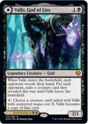 Valki, God of Lies - Kaldheim (KHM) - NM