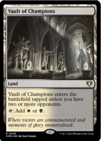 Vault of Champions – Commander Masters (CMM) – NM