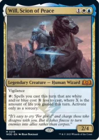 Foil Will, Scion of Peace - Wilds of Eldraine (WOE) - NM