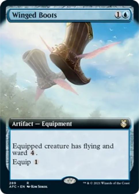 Winged Boots (Erweiterte Grafik) – Commander: Adventures in the Forgotten Realms (AFC) – NM