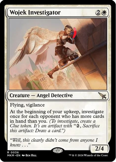 Foil Wojek Investigator (red feather) - Murders at Karlov Manor (MKM) - NM