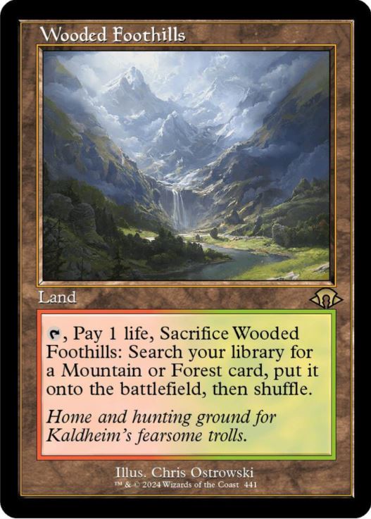 Wooded Foothills (Retro Frame) - Modern Horizons 3 (MH3) - NM