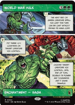 Foil World War Hulk (Borderless) - Marvel Super Heroes (MSH) - NM