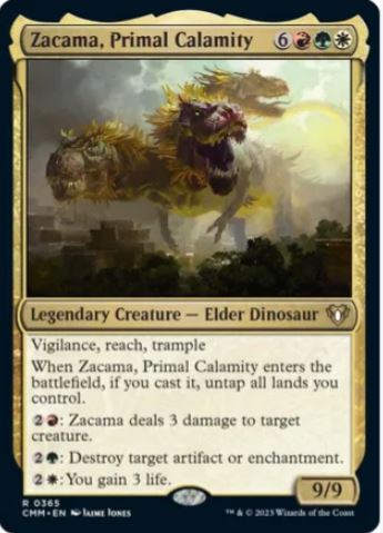 Zacama, Primal Calamity – Commander Masters (CMM) – NM