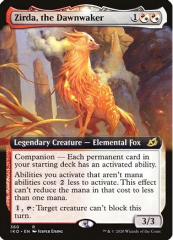 Zirda, the Dawnwaker (Extended Art) - Ikoria: Lair of Behemoths (IKO) - NM